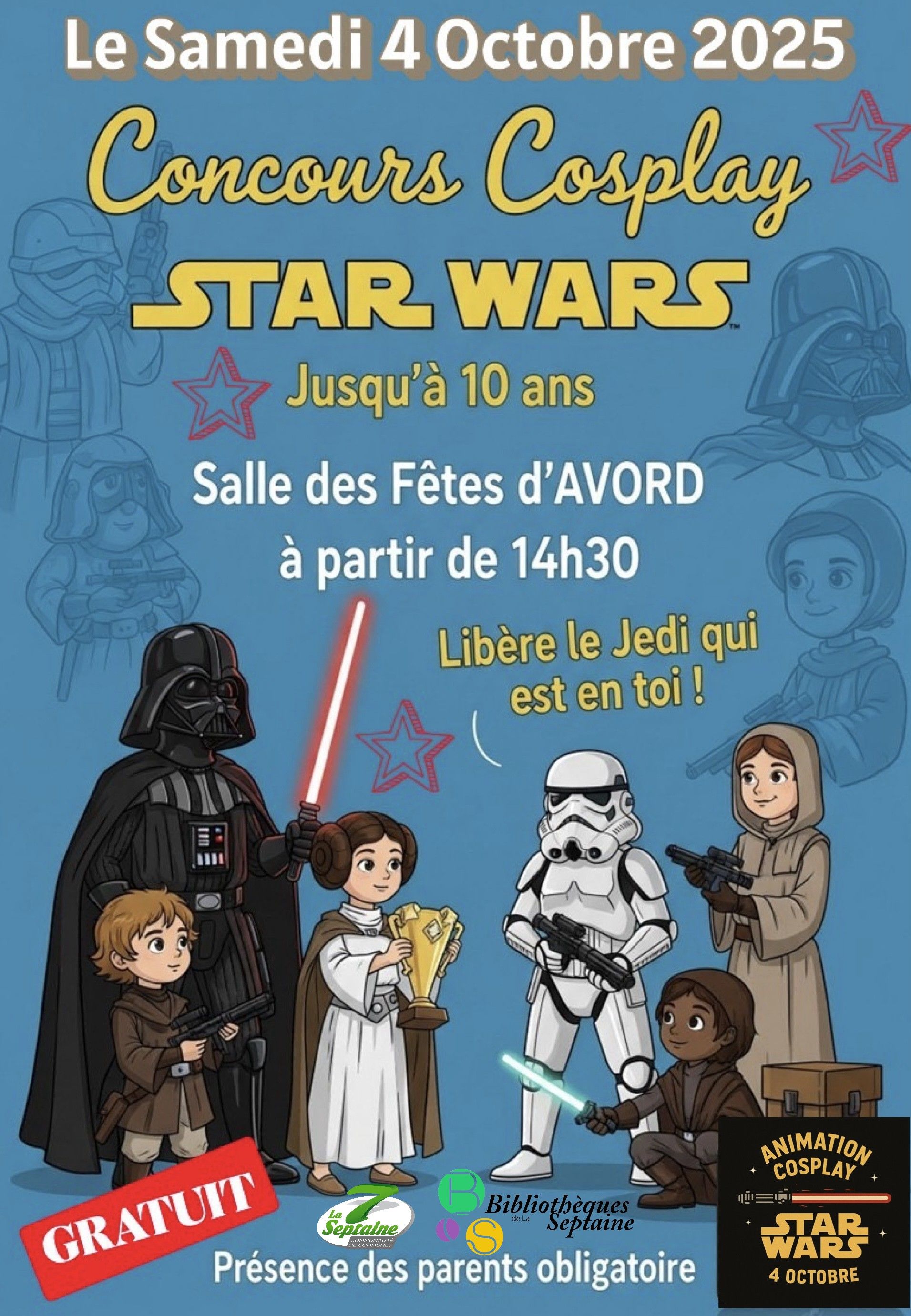 Affiche concours cosplay star wars
