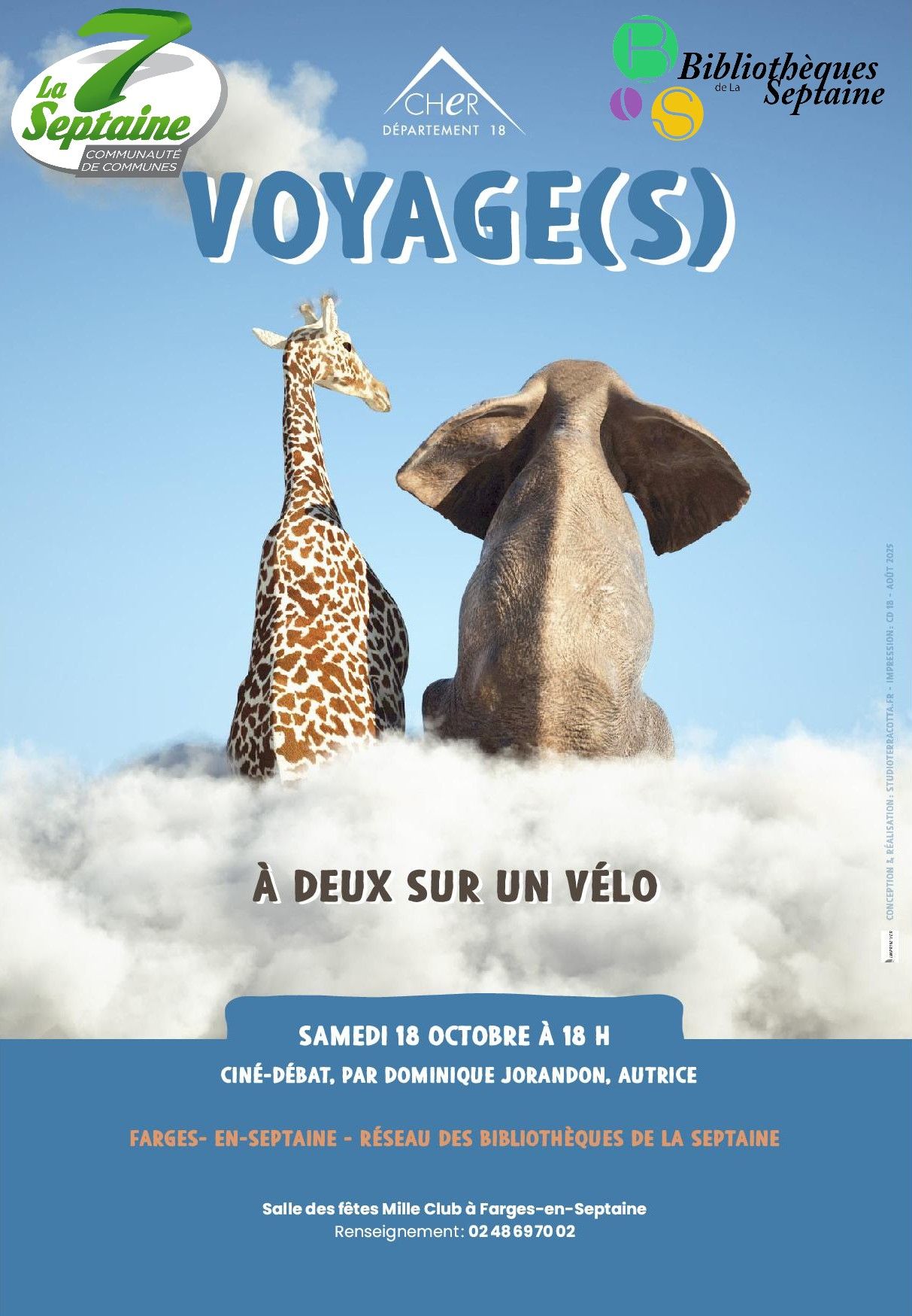 Farges en Septaine Animations Voyages Cine debat